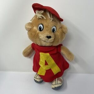 Vintage Alvin And The Chipmunks Plush Stuffed Animal 10" 1983 CBS Toys ALVIN